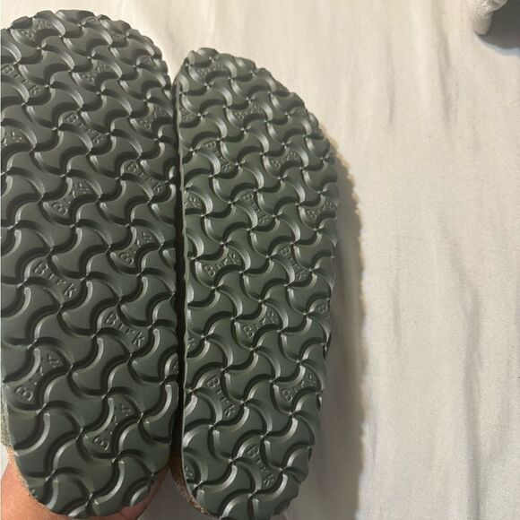 Birkenstock Boston Soft Footbed Suede Leather - Olive Green 9 - Picture 4 of 7